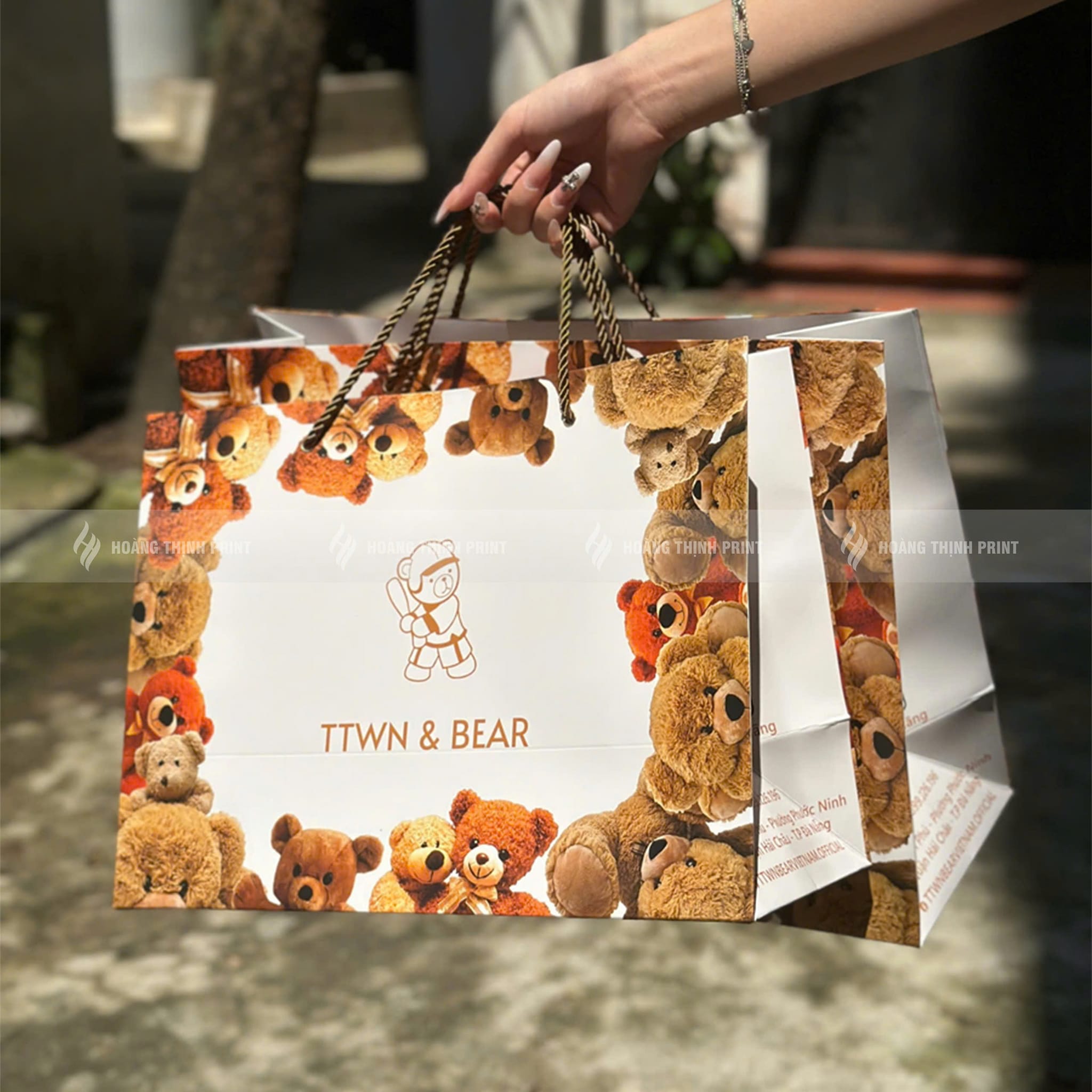 Túi giấy Bear